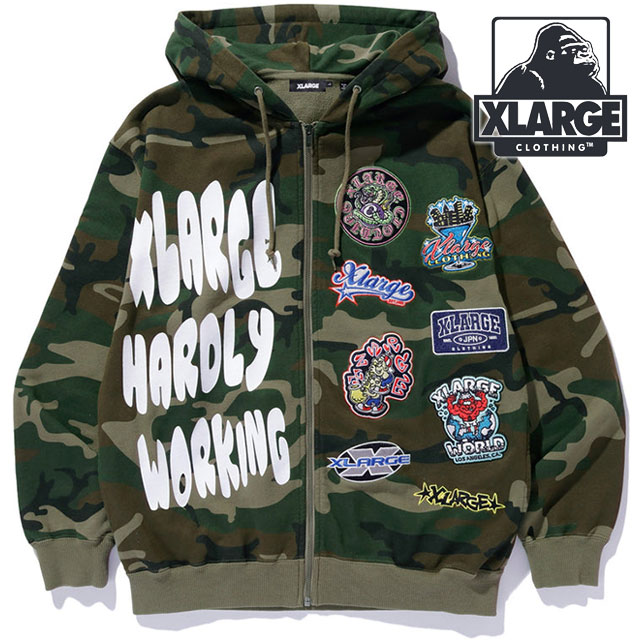 XLARGE（エクストラ ラージ） フーデッドスウェット 101254012004 FW25