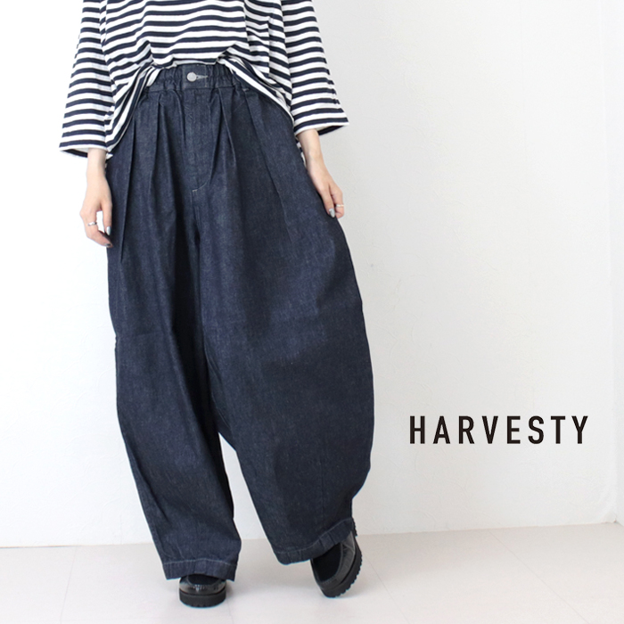 HARVESTY（ハーベスティ） サーカスパンツ デニム ワンウォッシュ