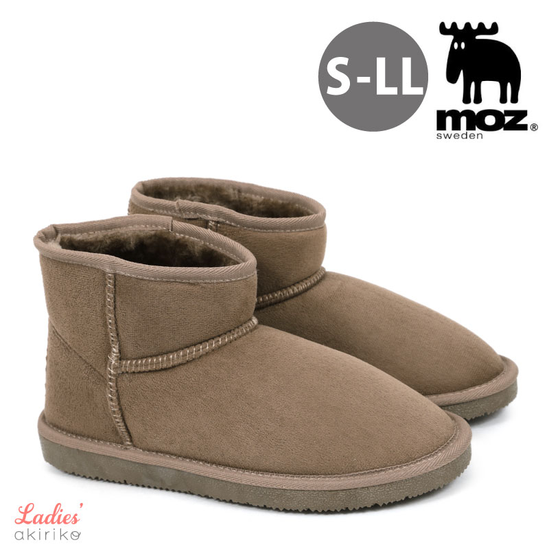 moz（モズ） ムートンブーツ ショート丈 アンクル 滑り止めソール