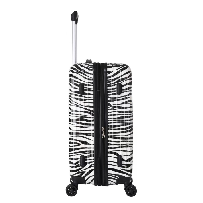条件付き送料無料】ゼブラ柄 キャリーケース Mサイズ 軽量 旅行 静音