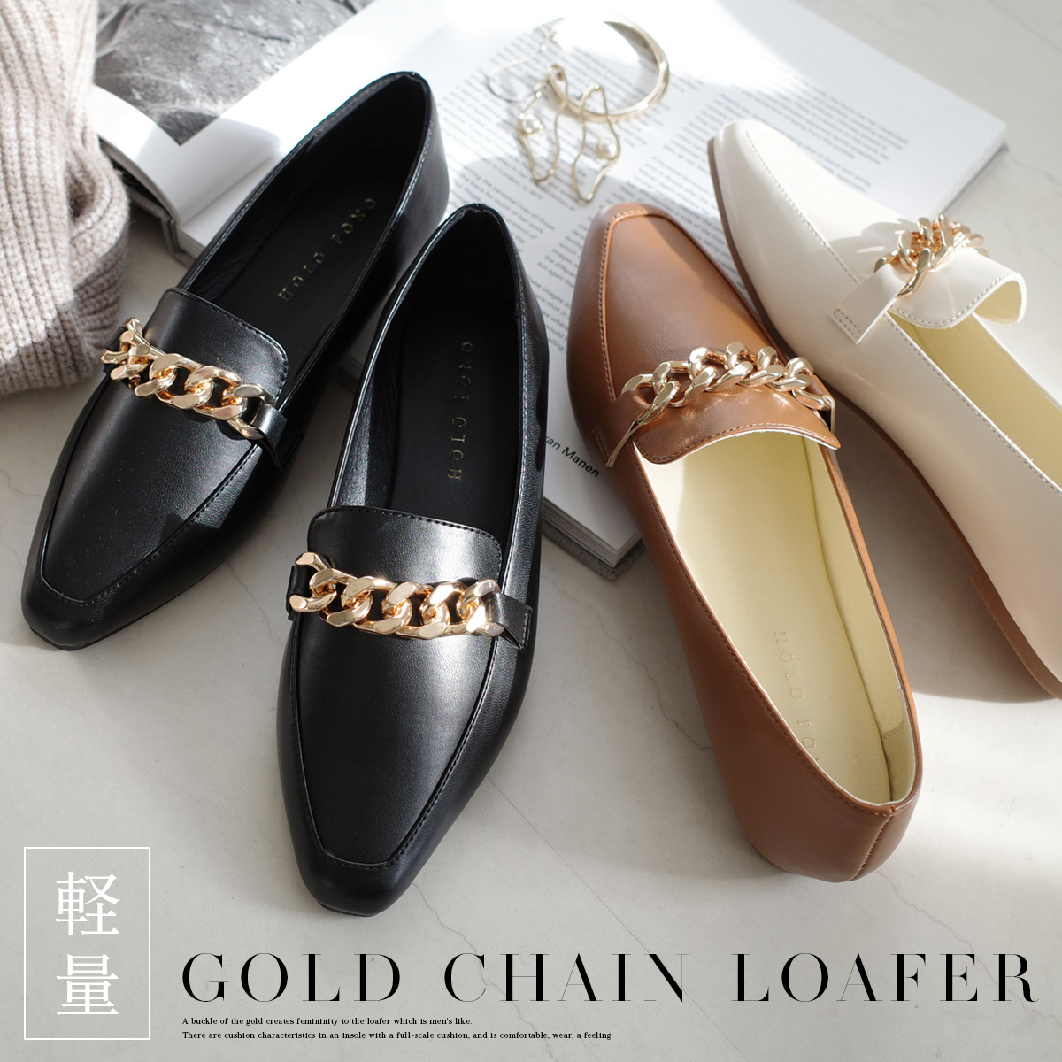 AmiAmi（アミアミ） ローファー レディース ローヒール 歩きやすい