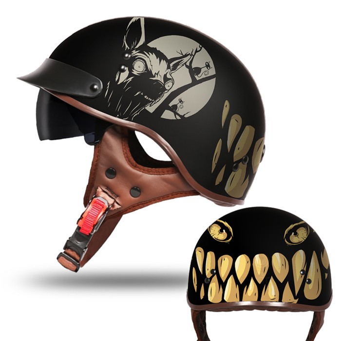 バイクヘルメット 半キャップ ヘルメット 半帽 ハーフ ジェット