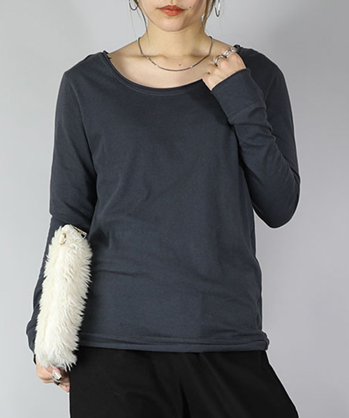 and it_（アンドイット） 爆買 カットソー 長袖 レディース 綿 日本製