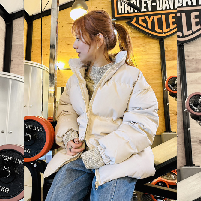 ARCADE（アーケード） 中綿ダウンジャケット オーバーサイズ メンズ