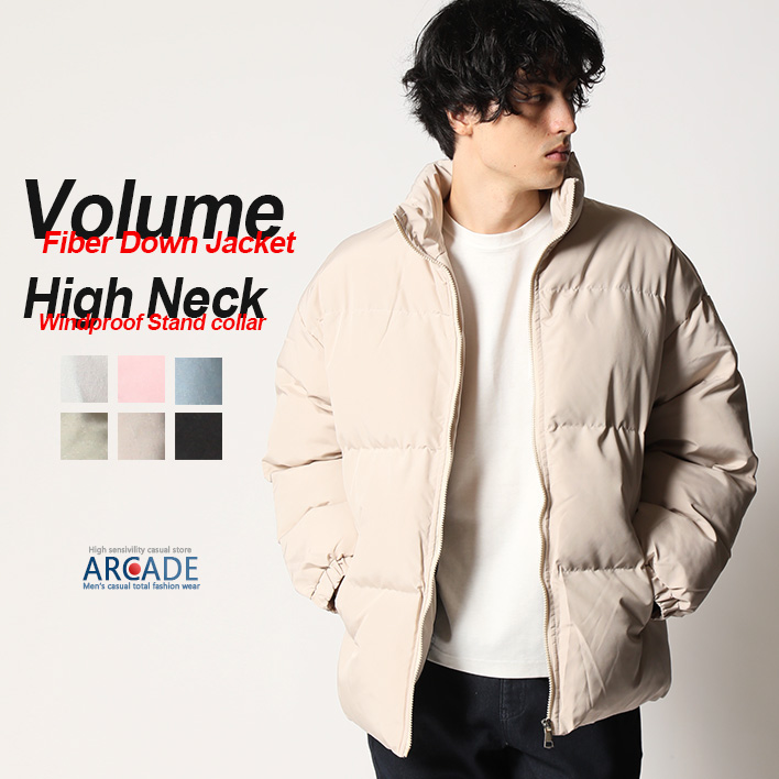 ARCADE（アーケード） 中綿ダウンジャケット オーバーサイズ メンズ