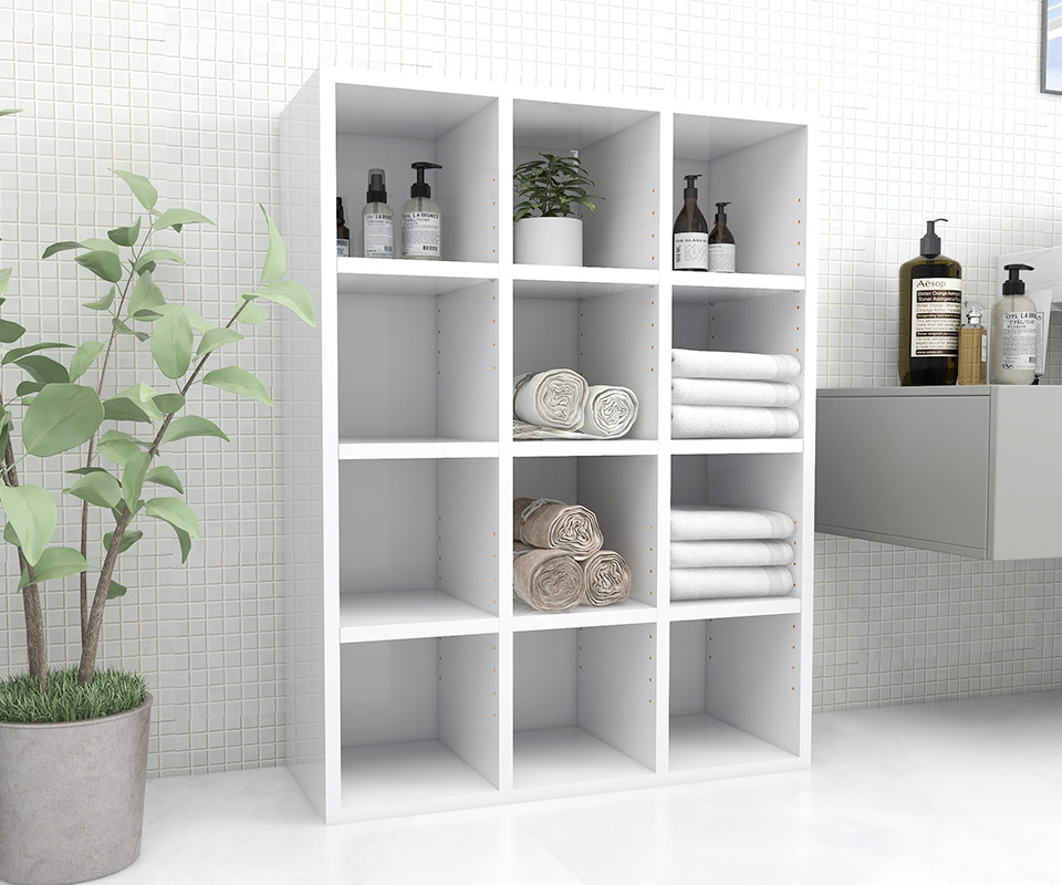 arne（アーネ） 本棚 奥行30cm 完成品 シェルフ ディスプレイラック