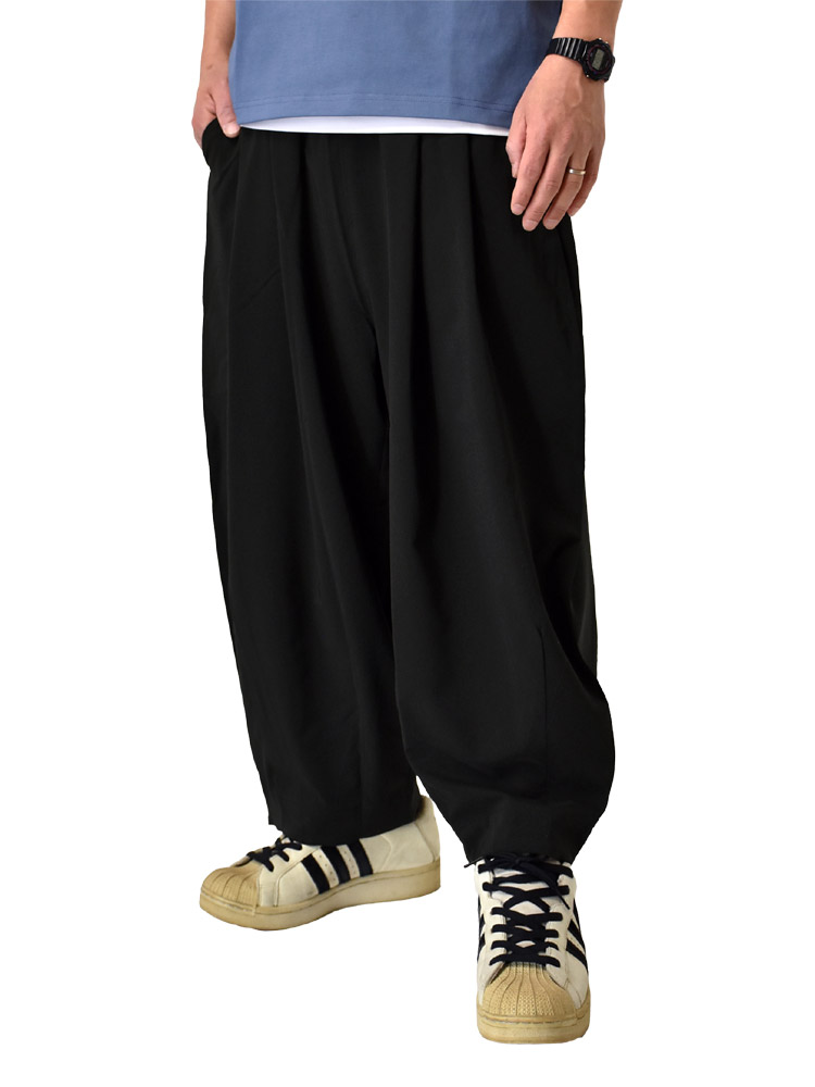 ARUGE（アルージェ） バルーンパンツ 接触冷感 ワイドパンツ メンズ