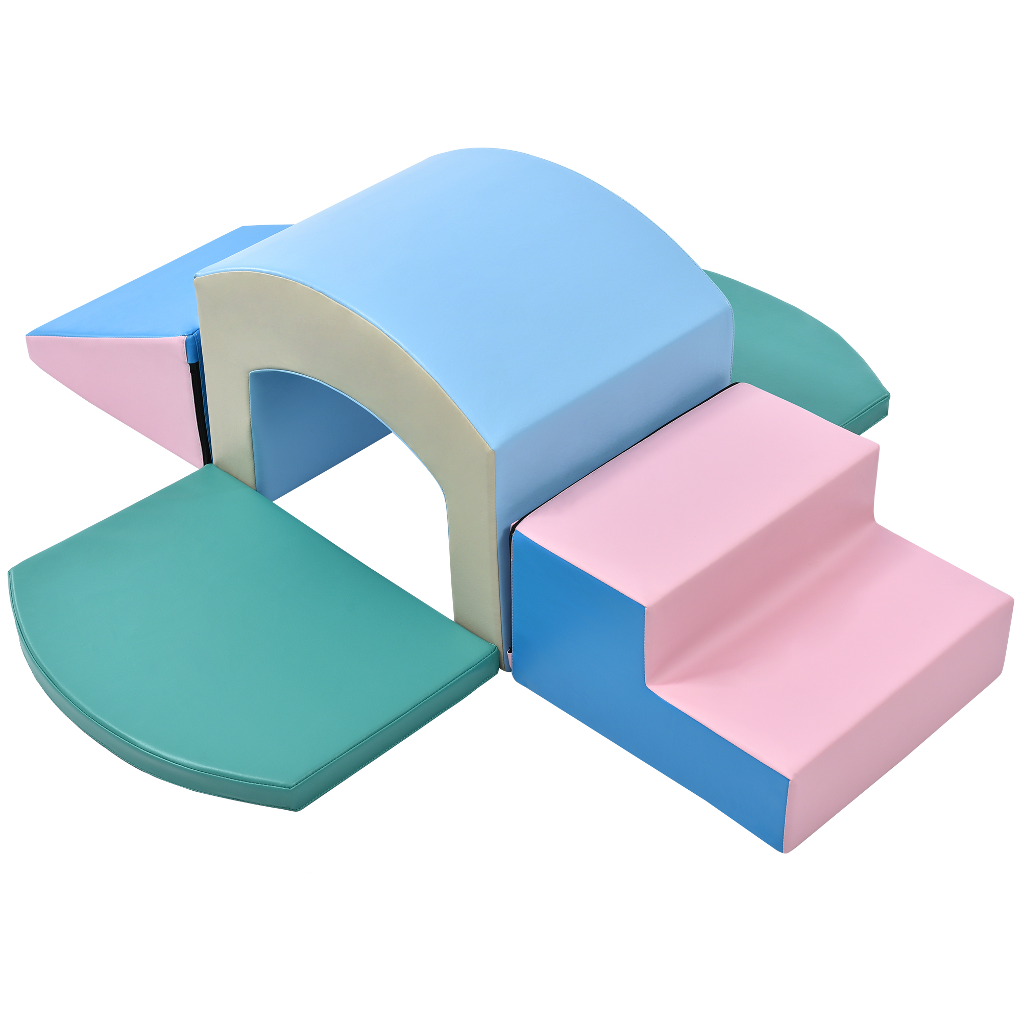 BTM おもちゃ ソフトブロック アスレチック ブロック クッション 布製