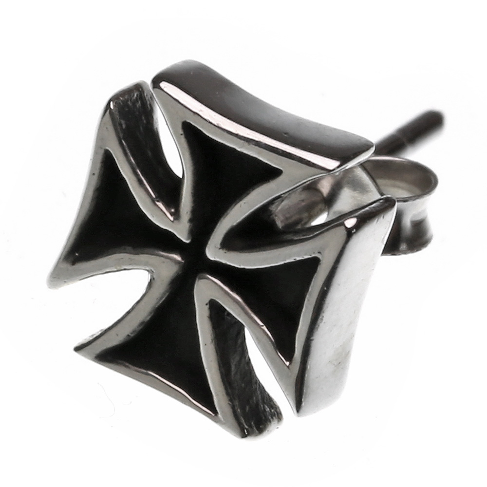 Binich（ビニッチ） ピアス メンズ 片耳用 アイアンクロス 十字架