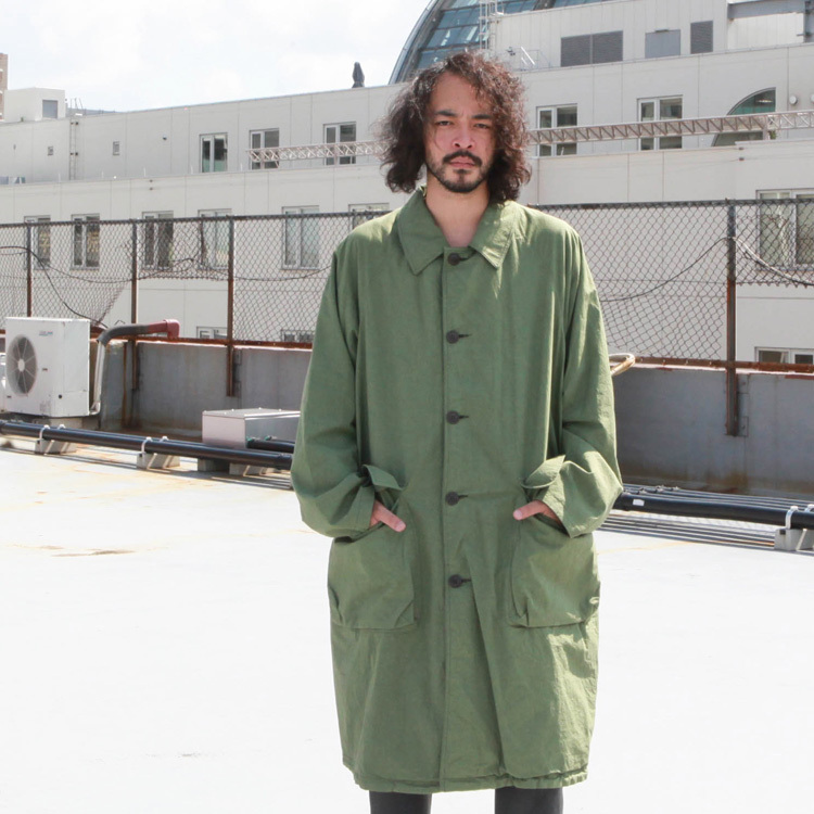 sage de cret（サージュデクレ） アウター コットンダンプ×フラノ