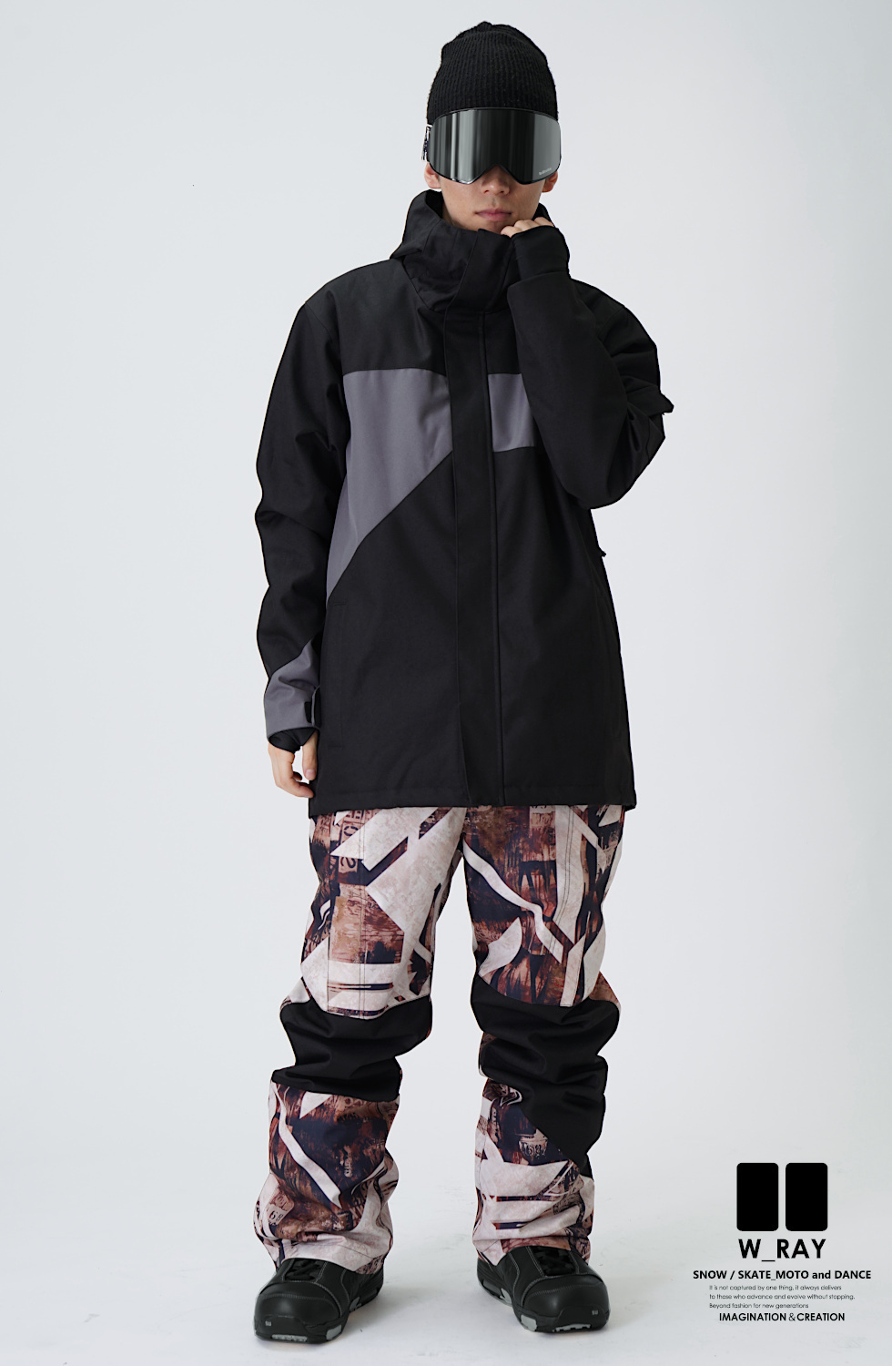 スノーボードウェア メンズ レディース 上下セット スノボウェア