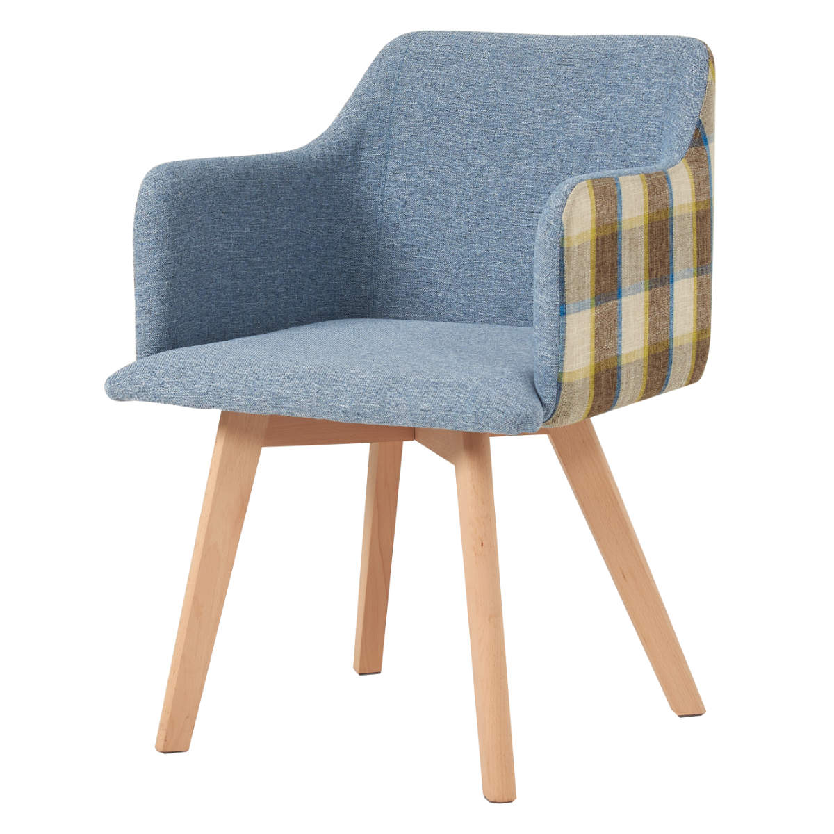 HAGiHARA（萩原） ダイニングチェア 同色2脚セット 座面高42cm