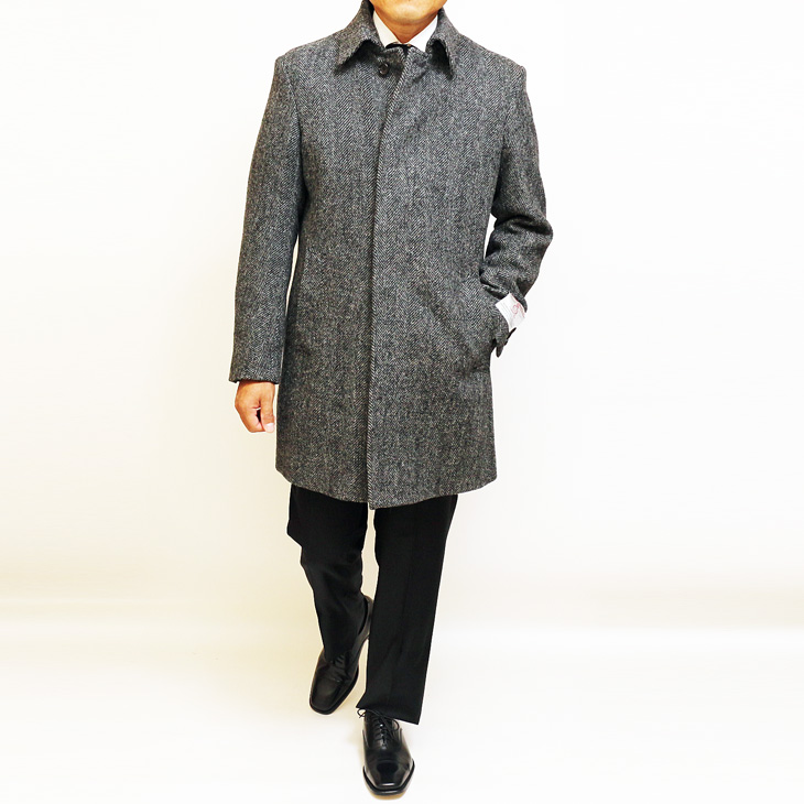 HARRIS TWEED（ハリスツイード） SALE コート 新品 秋冬 英国 灰グレー