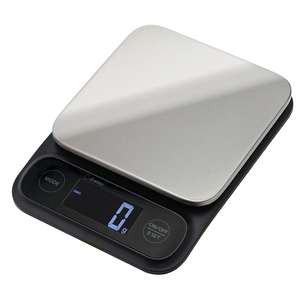 ドリテック キッチンスケール 5kg 防水 ステンレス バックライト