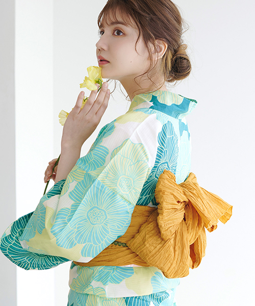 Dita（ディータ） 浴衣 レディース セット 簡単（ゆかた・しわ兵児帯