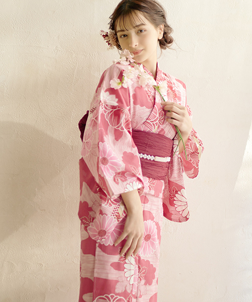 Dita（ディータ） 浴衣 レディース セット 簡単（ゆかた・しわ兵児帯