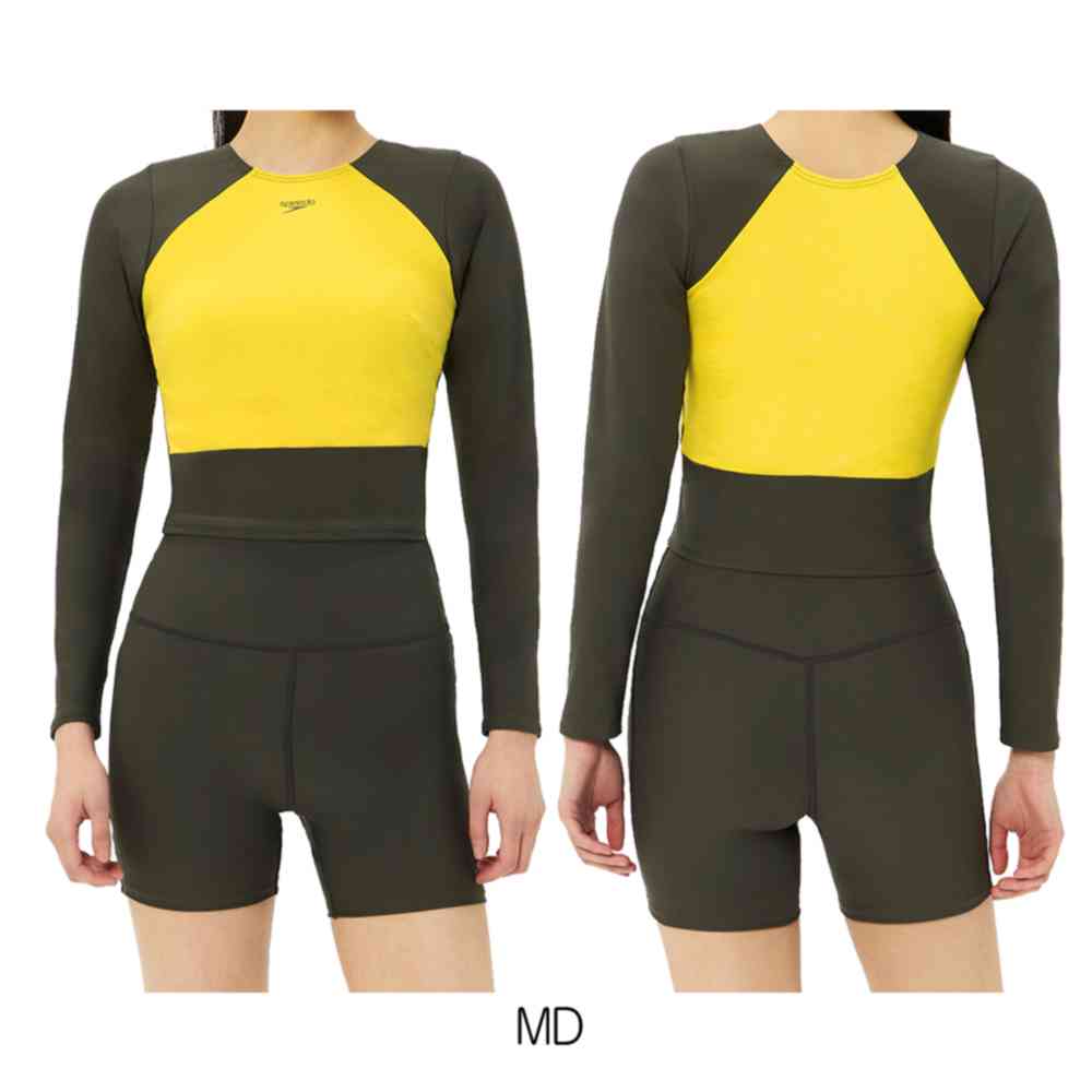 speedo（スピード） フィットネス水着 レディース セパレート 長袖