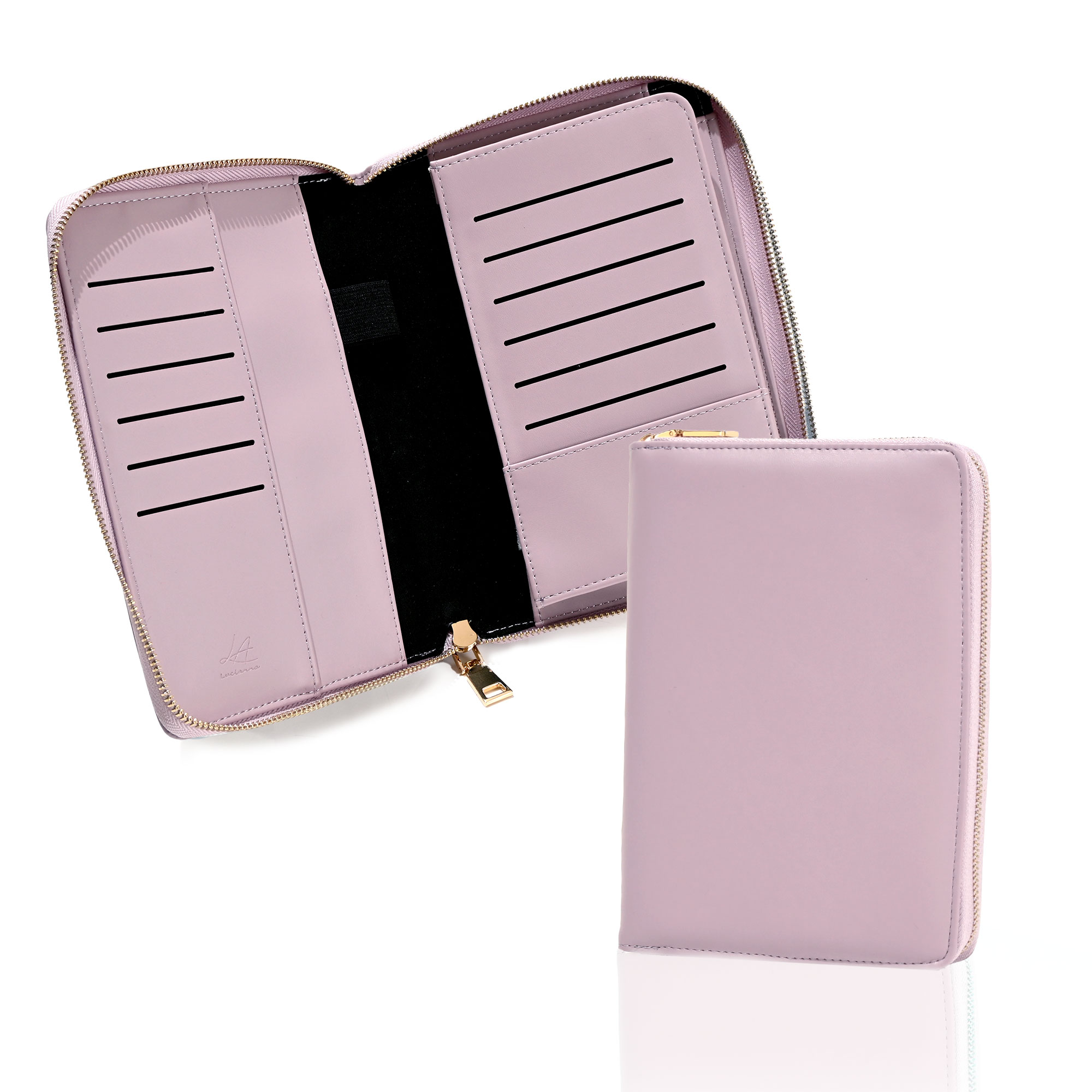 LUCIANNA（ルチアーナ） 母子手帳ケース 手帳カバー b6 a6 ファスナー