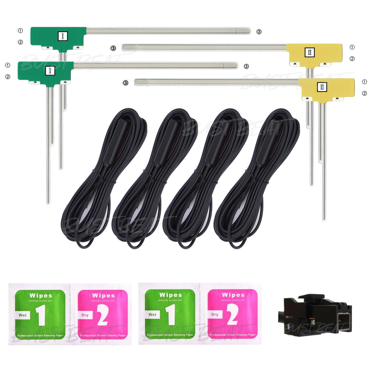 KENWOOD ケンウッド KEIYO 対応 4チューナー 4アンテナ 地デジ