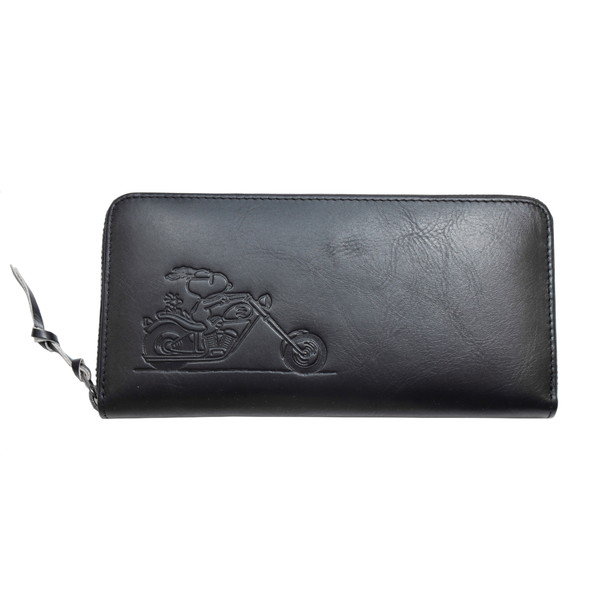 SNOOPY（スヌーピー） 長財布 メンズ レディース ラウンドファスナー