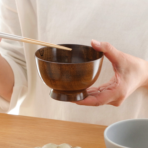 2/27-3/1はP10倍／ 汁椀 木製 お椀 汁わん 卯之松 漆塗りの器 山中漆器