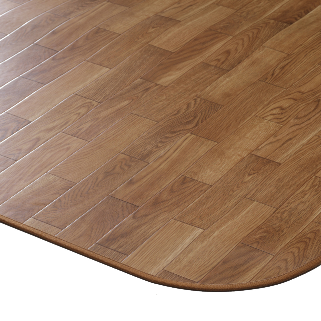 防水 ホットカーペット カバー 長方形 木目調ホットカーペットカバー