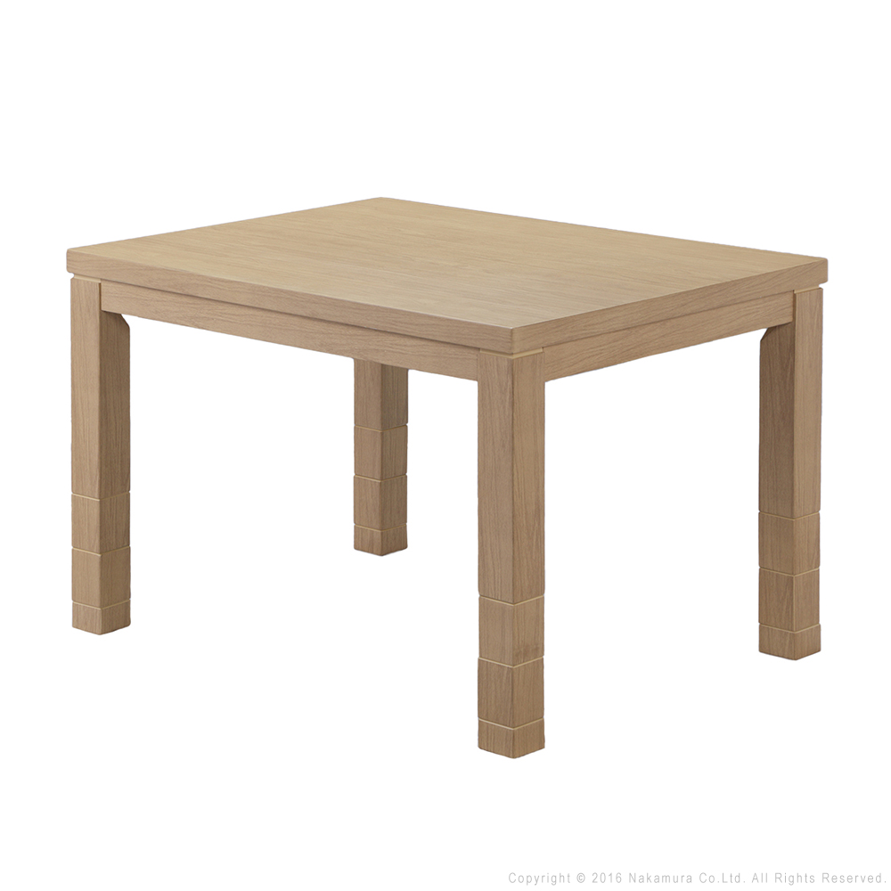 こたつ ダイニングテーブル 長方形 6段階に高さ調節できるダイニング