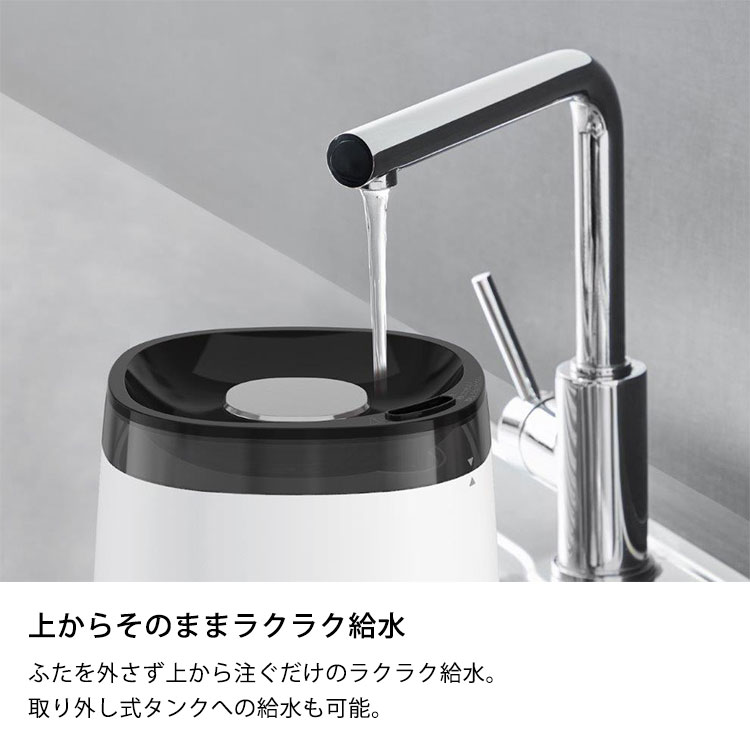 ティファール 加熱超音波式加湿器 スチーム アンド ミスト HD3040J0 4L