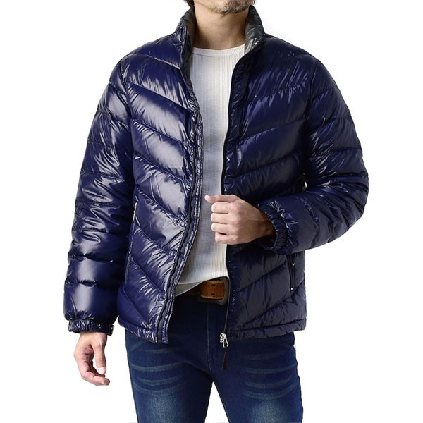 FLAG ON CREW ダウンジャケット メンズ アウター 洗えるダウン 650