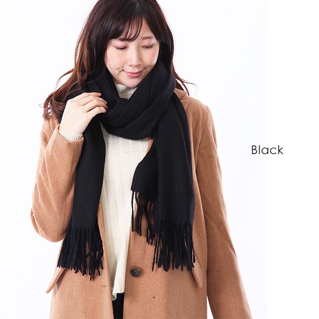 ストール カシミヤストール 大判 厚手 ウール マフラー レディース