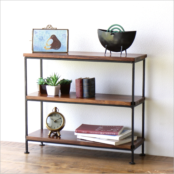 調味料ラック スパイスラック 木製 アイアン 3段 キッチンラック 卓上