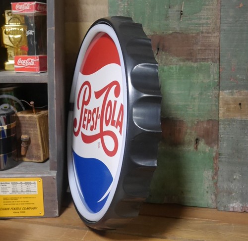 ペプシコーラ 王冠型 LED ロープ ネオンサイン PEPSI COLA