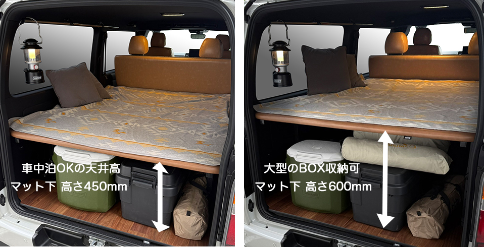 ハイエース 標準S-GL用 レザータイプ ベッドキット 【アンティーク