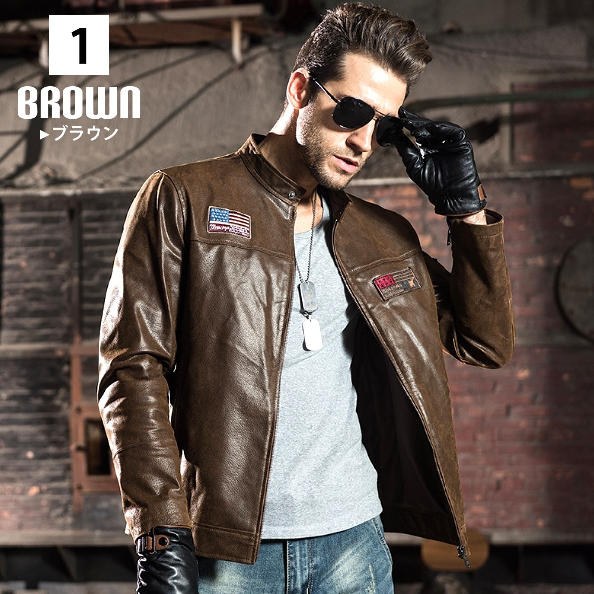 送料無料!】全2色 9サイズ メンズ ピッグスキン ワッペン ジェニュイン