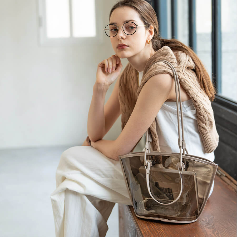 CACHELLIE（カシェリエ） 爆買 ＼在庫限り／クリアバッグ 透明