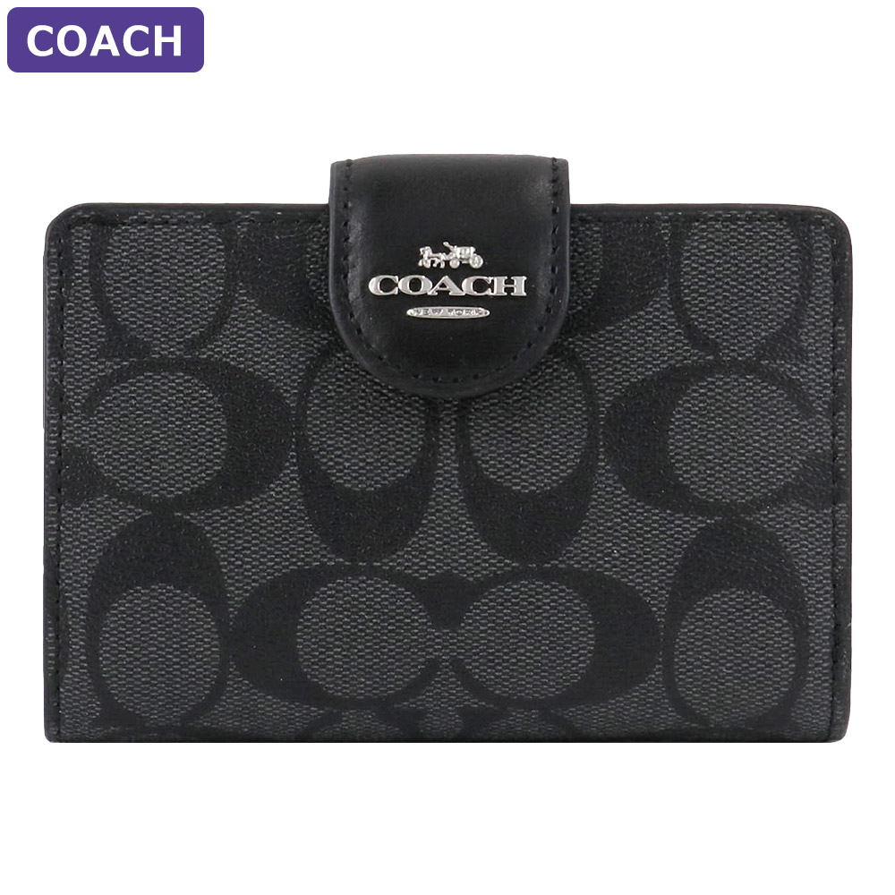 COACH（コーチ） 財布 二つ折り財布 C0082 SVTSQ シグネチャー ミニ