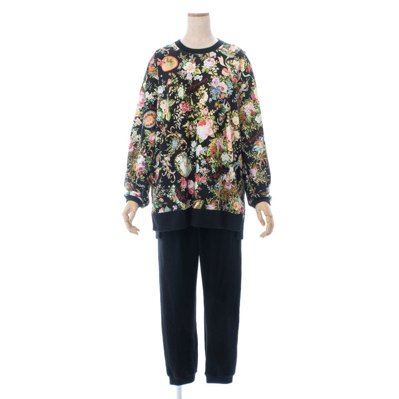 チュニック TUNIC 23436P トレーナーパジャマ 長袖 40接結・ローズ