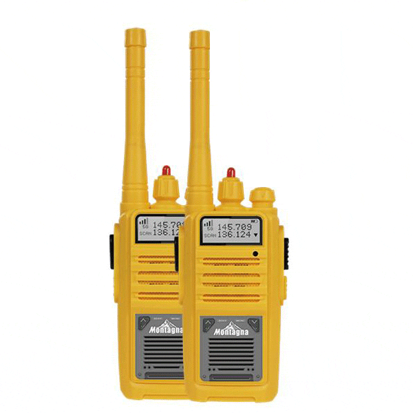 Montagna トランシーバー 2台セット 無線機 免許不要 長距離 キャンプ