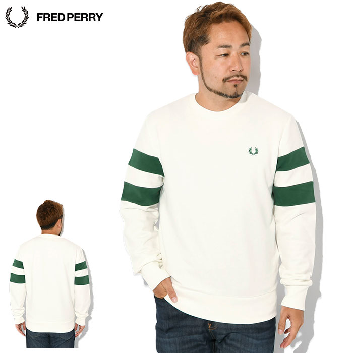 FRED PERRY（フレッドペリー） トレーナー メンズ ピーチド ティップド