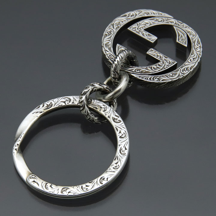 GUCCI（グッチ） キーリング キーホルダー インターロッキングG