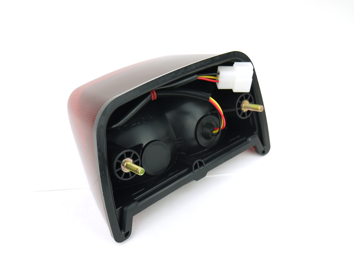 ゼファー400専用 LEDテールランプ レッドレンズ 89-95 Eマーク付きポン