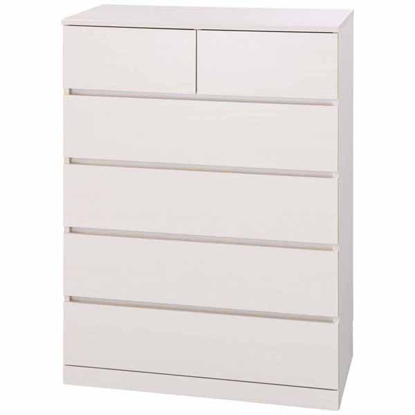 IRIS OHYAMA（アイリスオーヤマ） チェスト 木製 おしゃれ 白 北欧 5段