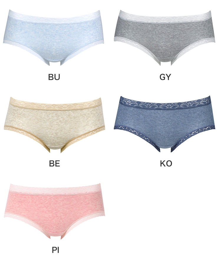 WACOAL（ワコール） ディアヒップ ノーマルショーツ はきこみ丈 あさめ