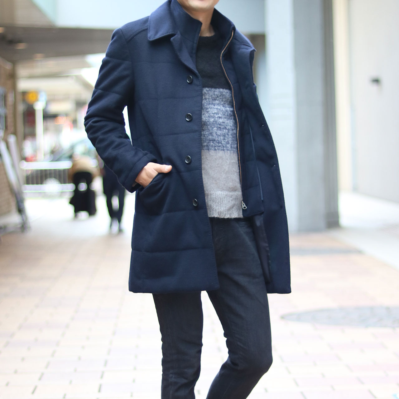 sankyo shokai（三京商会） [10%offクーポン]カシミヤブレンド ウール