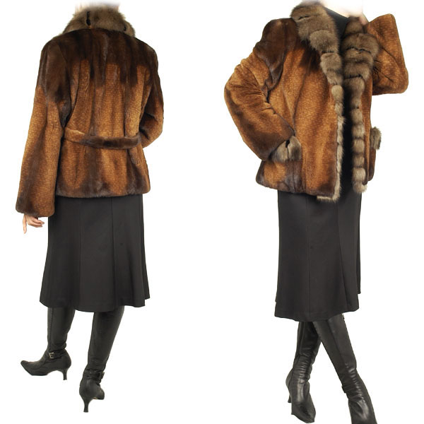 sankyo shokai（三京商会） ＜爆買＞毛皮/シェアードミンク ジャケット