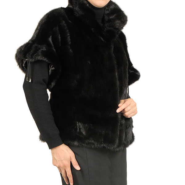 sankyo shokai（三京商会） ファー/(ファー 毛皮)ブラックミンクケープ