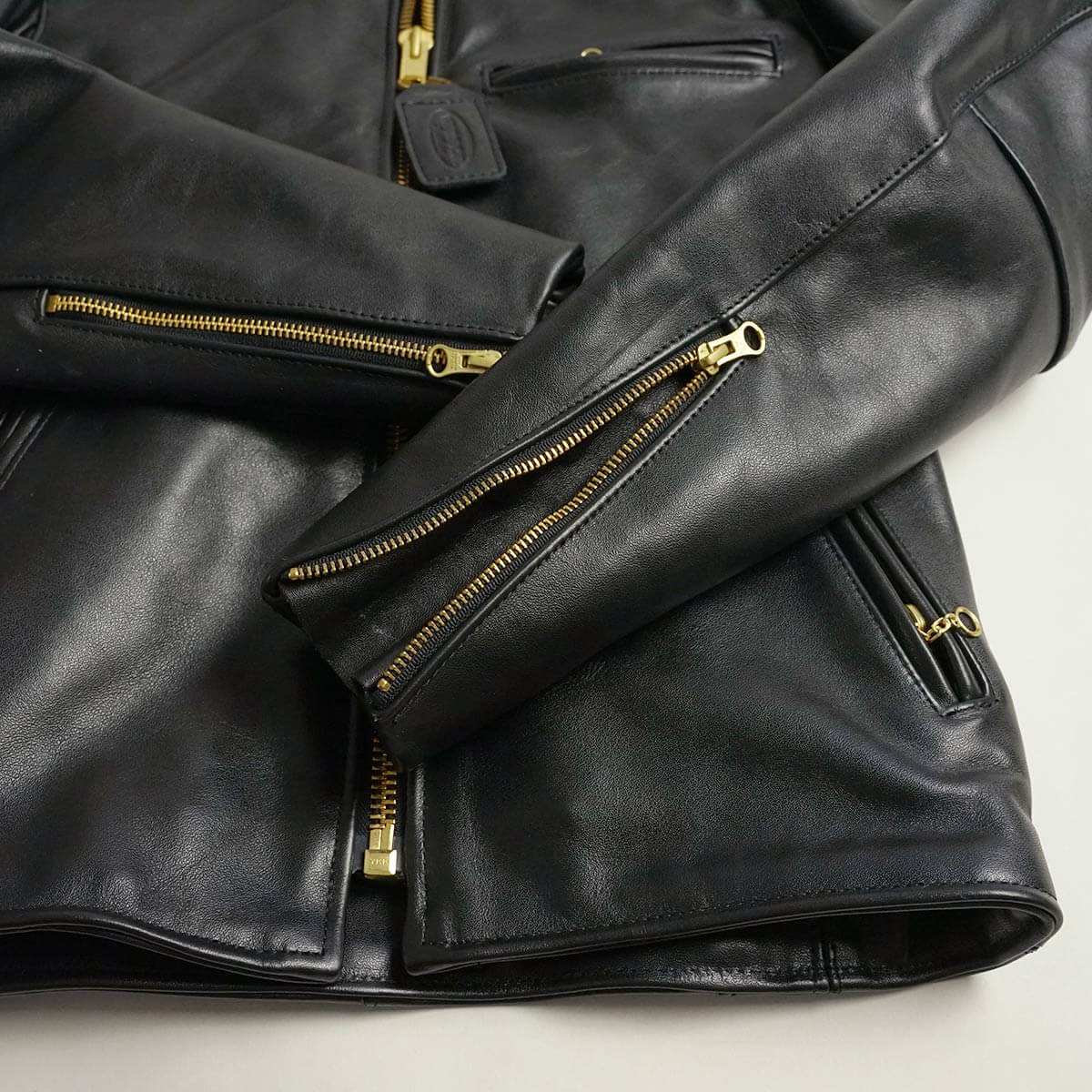 VANSON（バンソン） VANSON MODEL B シングル ライダース ブラック