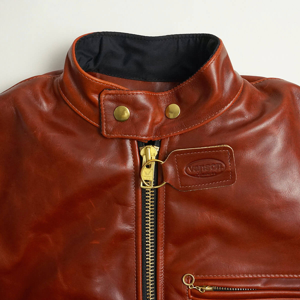 VANSON（バンソン） VANSON MODEL B シングル ライダース オクタゴン