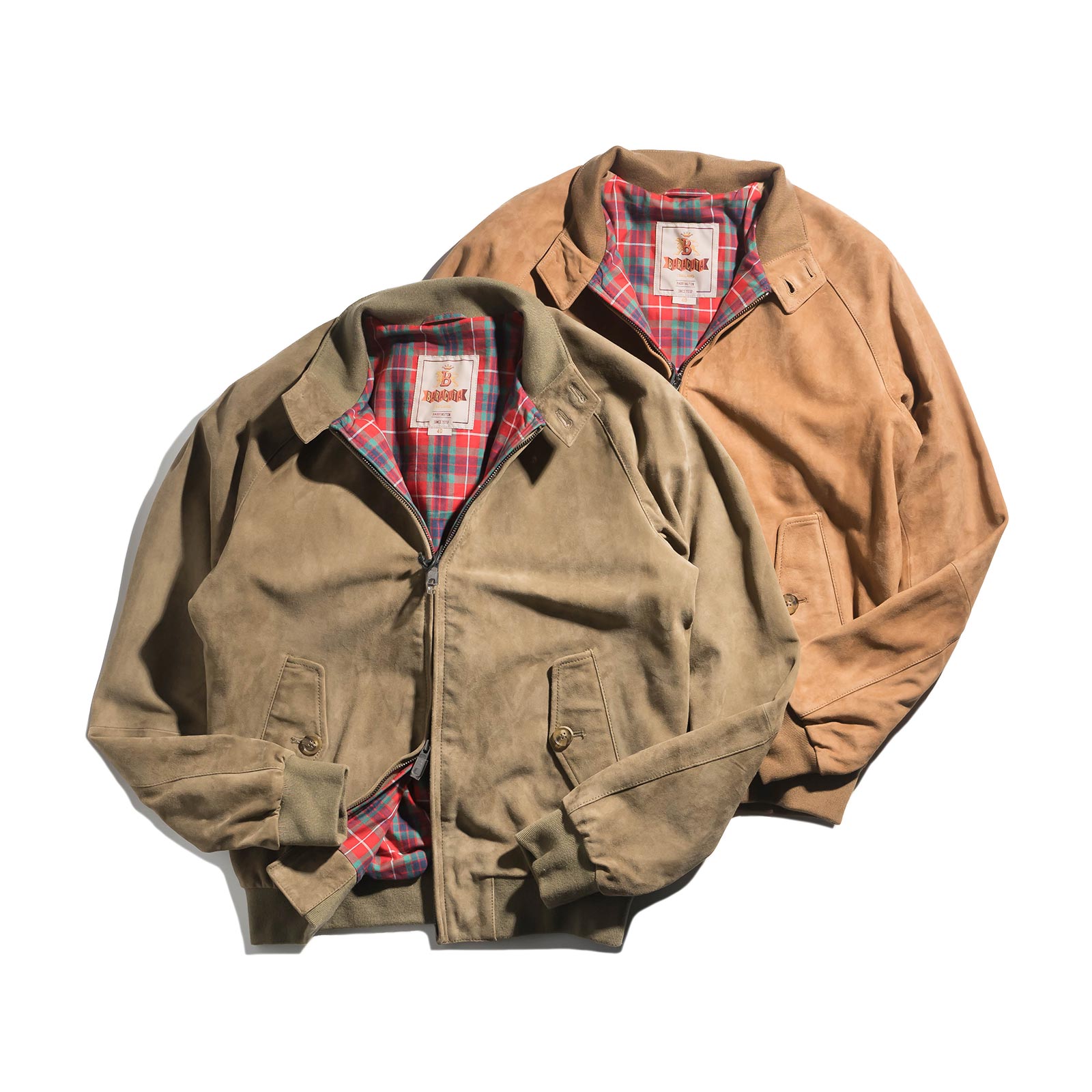 BARACUTA（バラクータ） スエードレザー G9 クラッシック ハリントン
