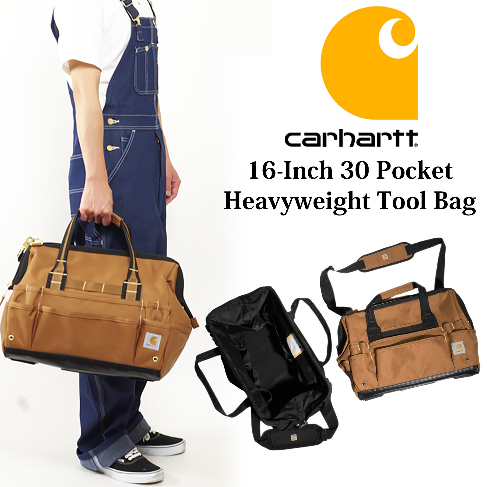 Carhartt（カーハート） 16インチ 30ポケット ヘビーウエイト ツール